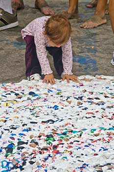 child with carpet